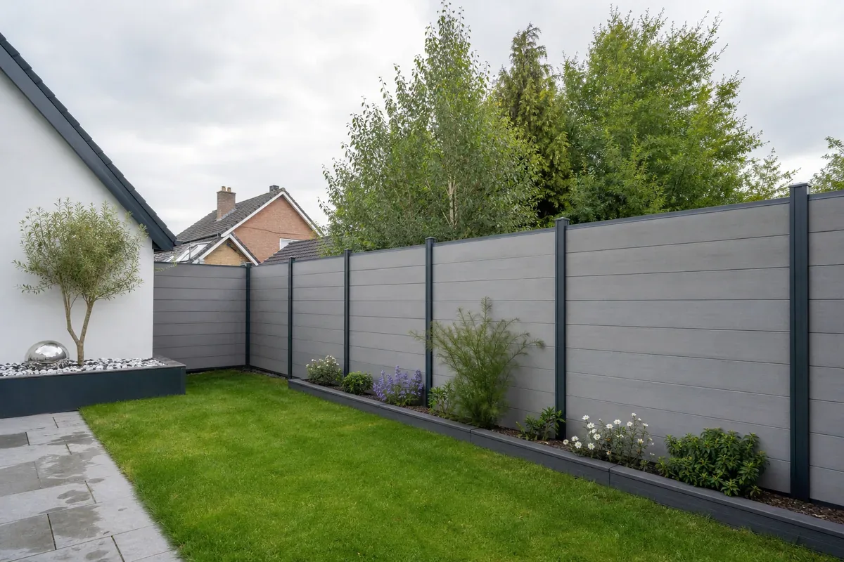 Low maintenance composite fencing in Telford