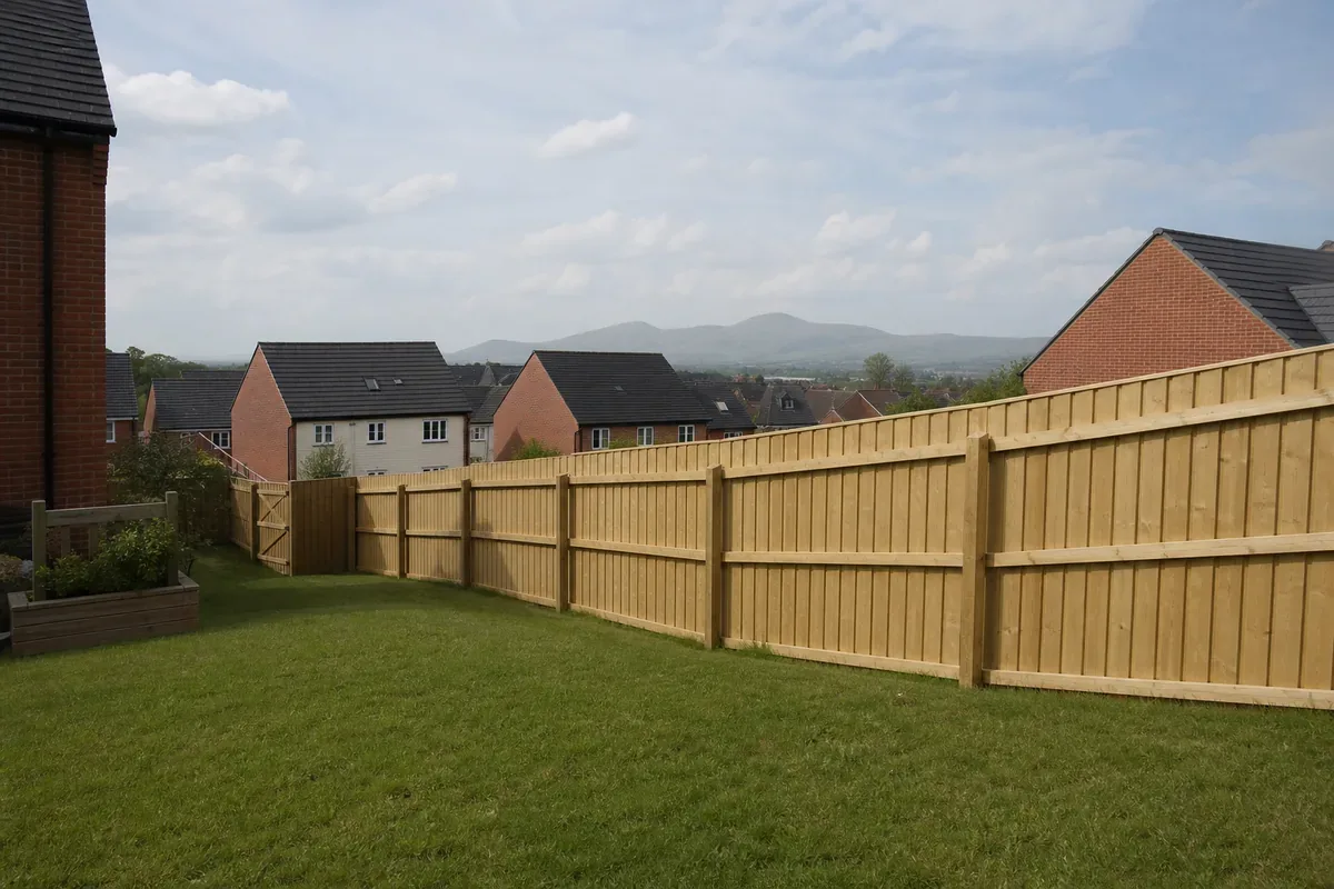 Garden fencing in Wellington, Telford